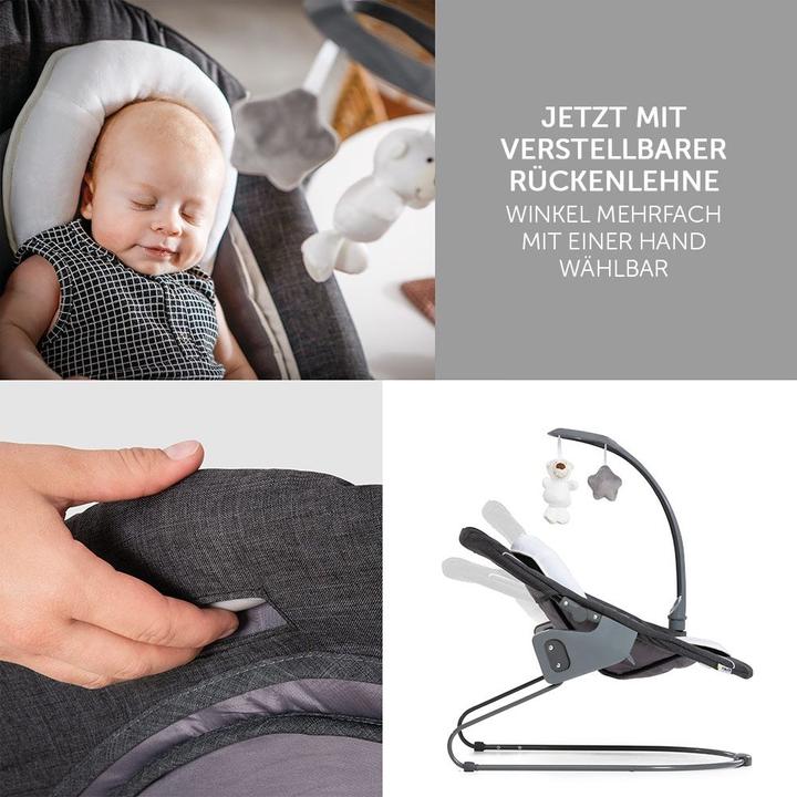 Actual product image Hauck Highchairs Alpha Plus White Newborn Set Deluxe - 4-piece highchair (Highchair)