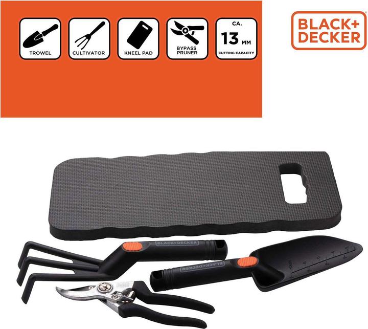 Produktbild Black & Decker Garden tool set 4pc