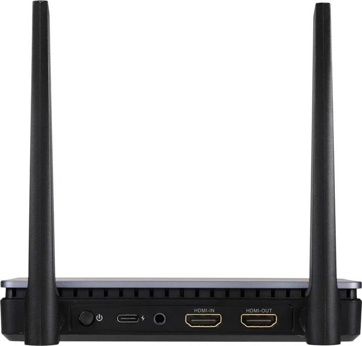 Actual product image SpeaKa Professional SP-TR-500 USB-C® Funkübertragung (Set) 30 m 5 GHz, 2.4 GHz 1 (30 m)