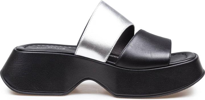 Image du produit Vic Matie mini yoko sandal in black and silver leather (40)