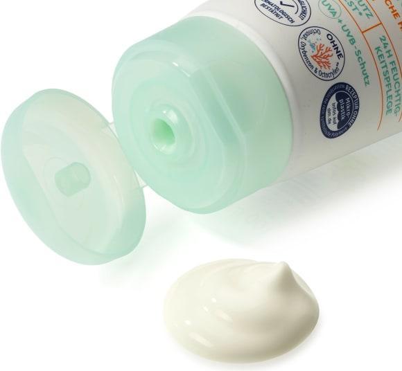 Actual product image dm Sundance Sensitive sun cream SPF 30 (Suntan cream, SPF 30, 100 ml)