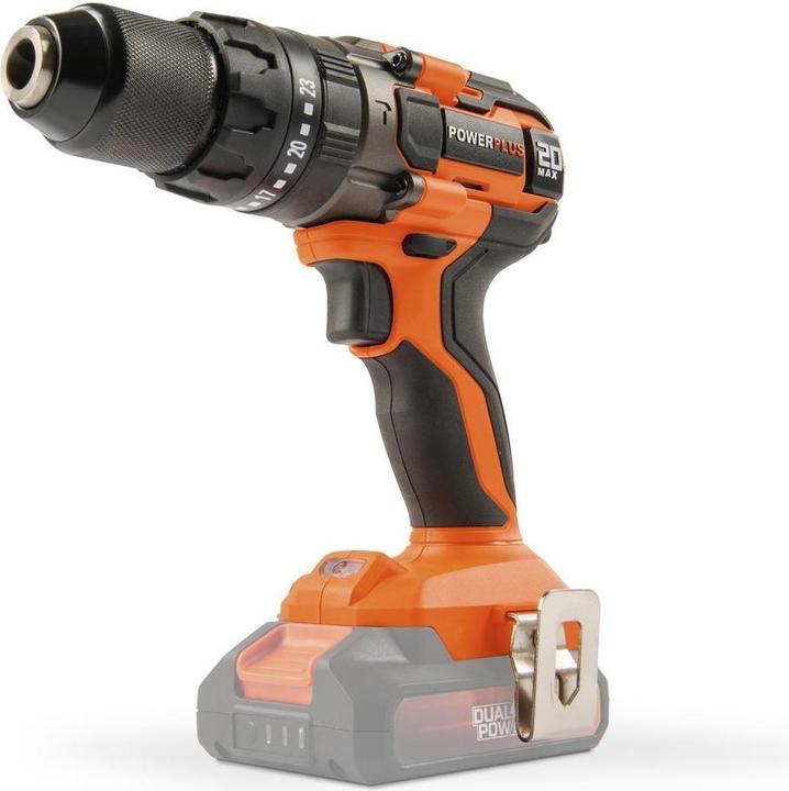 Powerplus Dual Power Impact Drill, Screwdriver 20V 50Nm - excl. battery and charger (Rechargeable battery operated)