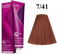 Produktbild Londa Vopsea permanenta 7/41, 60ml (7/41 mittelblond kupfer-asch)