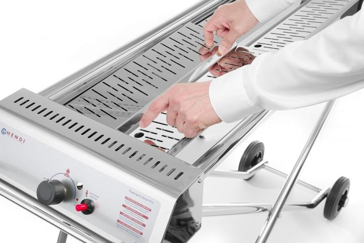 Actual product image Hendi Gas Grill Power Grill Xenon-Pro Stainless Steel 1120x410x9 (7.50 kW)