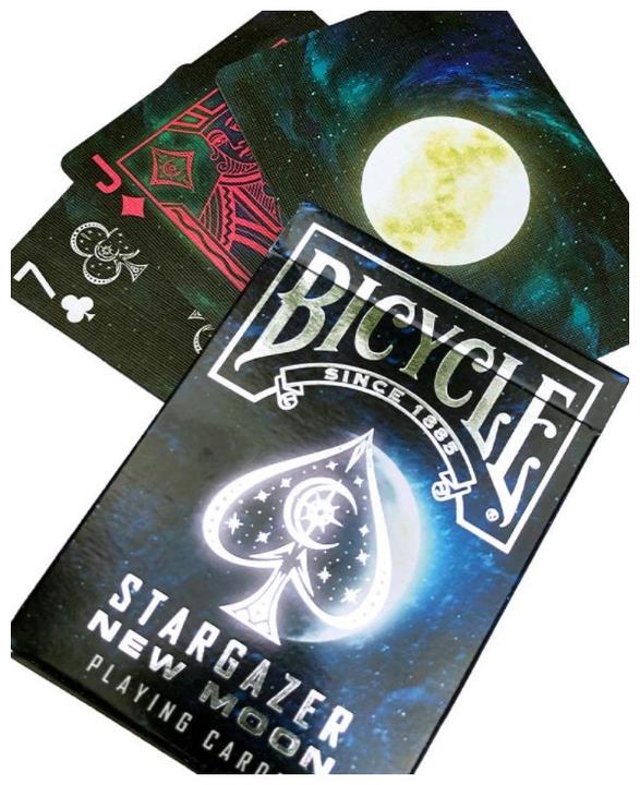 Actual product image Bicycle Stargazer New Moon, 52 playing cards plus 2 Jokers (English)