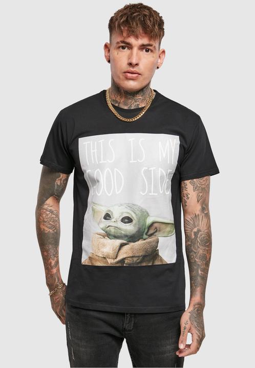 Actual product image Mister Tee Baby Yoda Good Side Tee (XS)