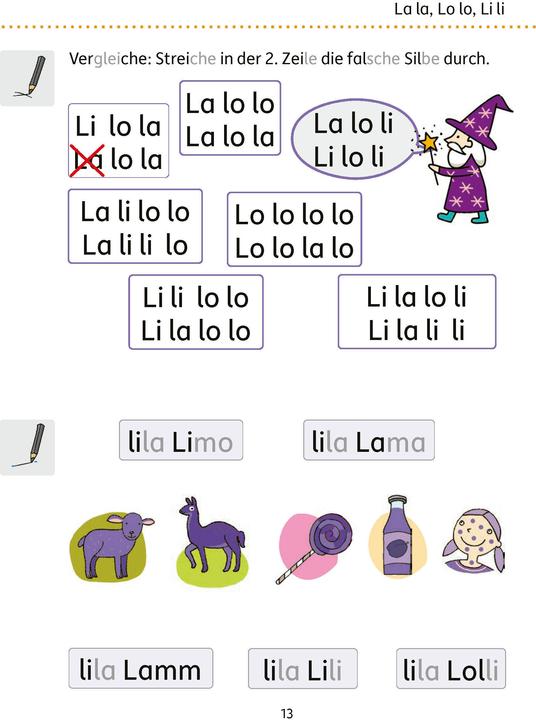 Actual product image Mein Übungsheft Lesen 1. Klasse: Vom Buchstaben zum Wort (German, Agnes Spiecker, 2024)