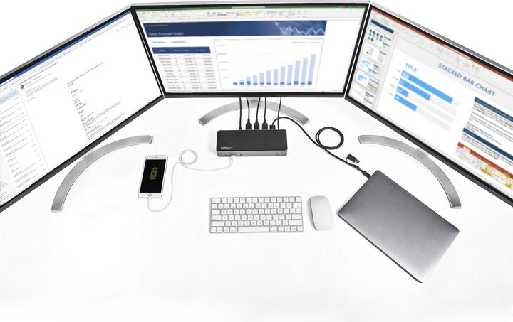 Actual product image StarTech DK31C3HDPDUE (USB-C, USB-A, 14 Ports)