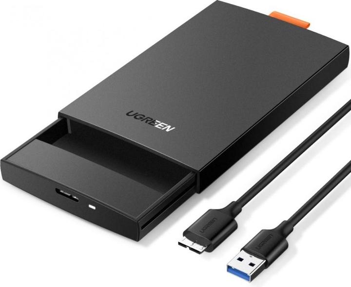 Ugreen SSD/HDD-Gehäuse 2,5" USB 3.0 SATA schwarz (CM237) (2.5")
