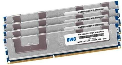 Image du produit OWC 16.0GB (4x 4GB) DDR3 ECC PC8500 1066MHz SDRAM ECC pour Mac Pro & Xserve (4 x 4GB, 1333 MHz, DDR-RAM, DIMM)