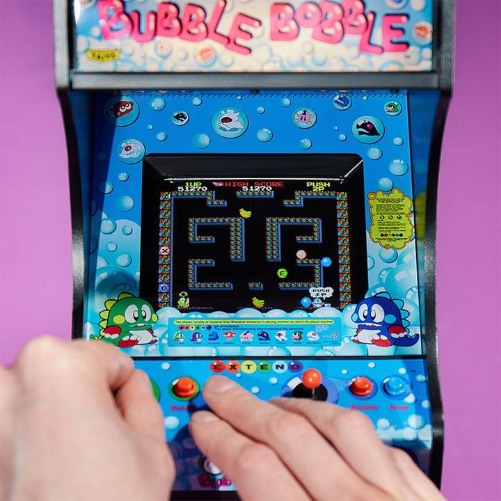 Actual product image Numskull Quarter Scale Arcade Cabinet - Bubble Bobble