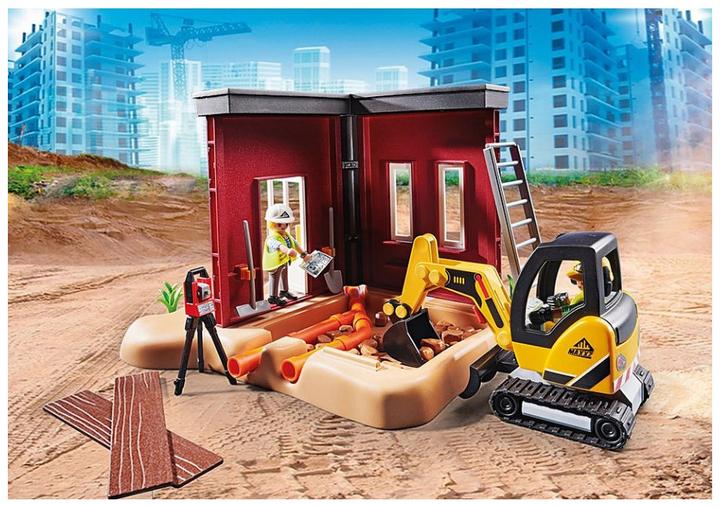 Immagine prodotto Playmobil Mini escavatore con componente (70443, Playmobil Città d'azione)