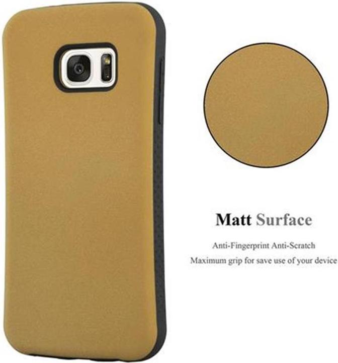 Actual product image Cadorabo Hard Cover Hybrid Rubberized (Samsung Galaxy S7)