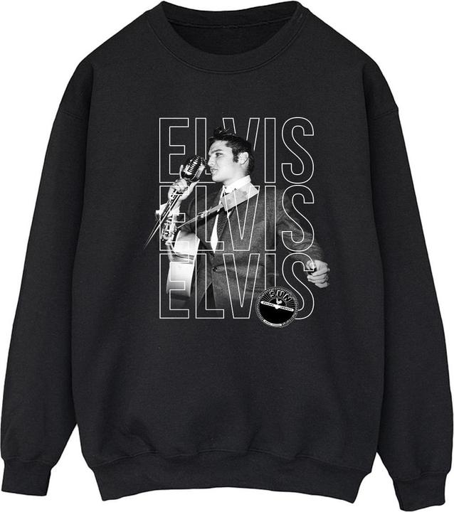 Produktbild Elvis Triple Logo Portrait Sweatshirt (L)