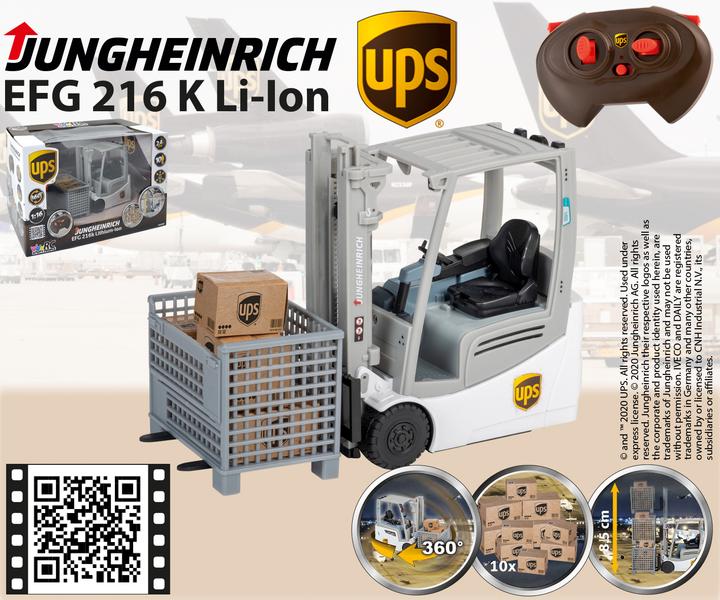 Image du produit Happy People RC UPS Chariot élévateur Jungheinrich, 1:16