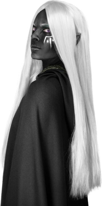 Actual product image Maskworld Extralange Perücke weiss - Kostüm Faschingsperücke