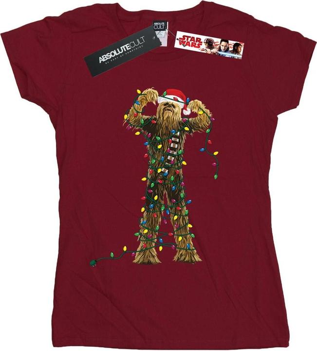 Image du produit Star Wars - T-shirt CHEWBACCA CHRISTMAS LIGHTS - Femme (S)