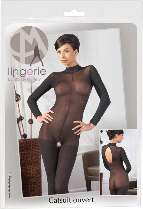 Produktbild Mandy Mystery Langarm-Catsuit ouvert (M, L)