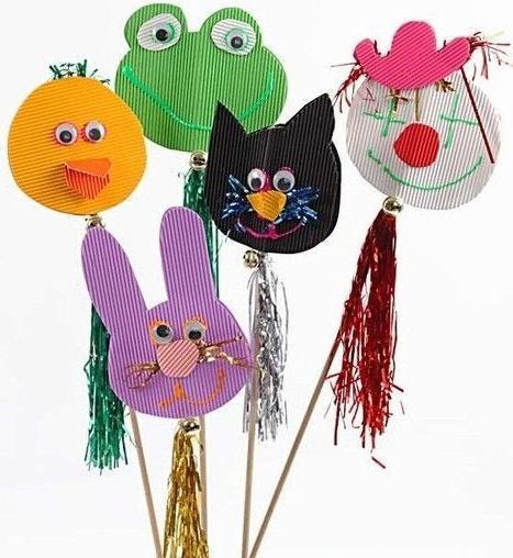 Actual product image Creativ Company Wooden article sticks 60 cm, 10 pieces