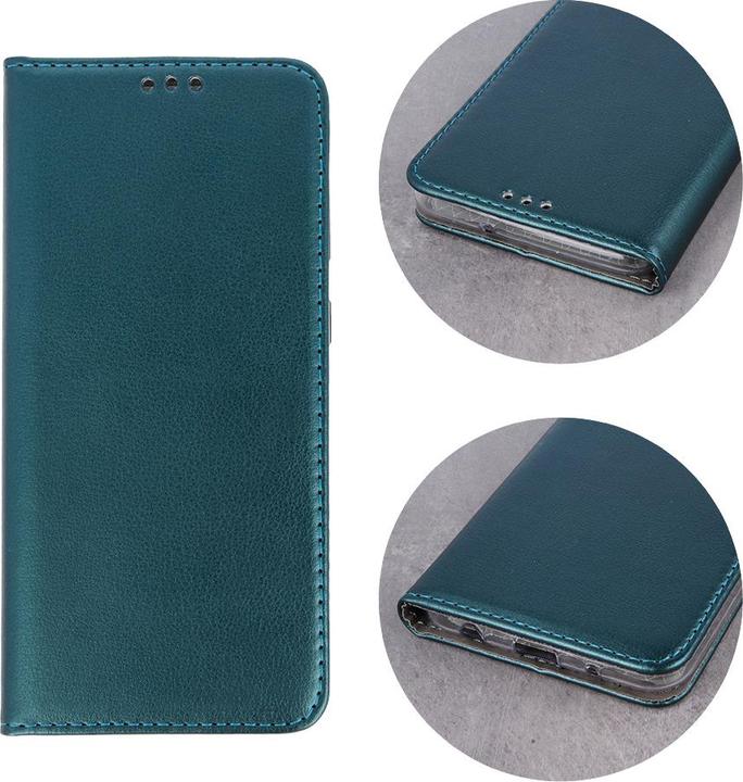 Actual product image OEM Smart Magnetic case for Xiaomi Redmi 14C 4G dark green (Xiaomi Redmi 14C, Xiaomi Redmi 4, Xiaomi Poco M4 5G)