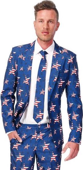 Produktbild Metamorph Stars and Stripes Partyanzug (L)
