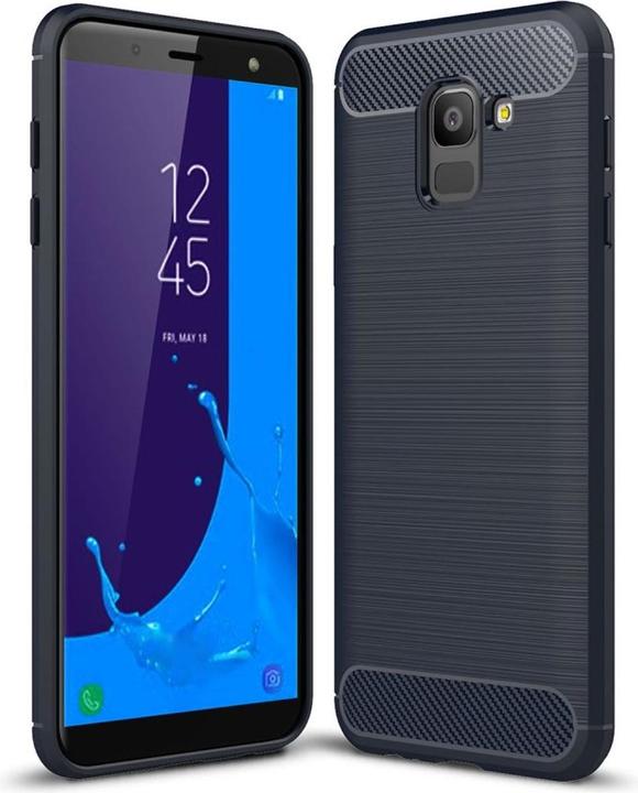 Actual product image König Design Mobile Phone Cover for Samsung Galaxy J6 Protective Case Backcover Bumper Cases Frame Blue (Samsung Galaxy J6)