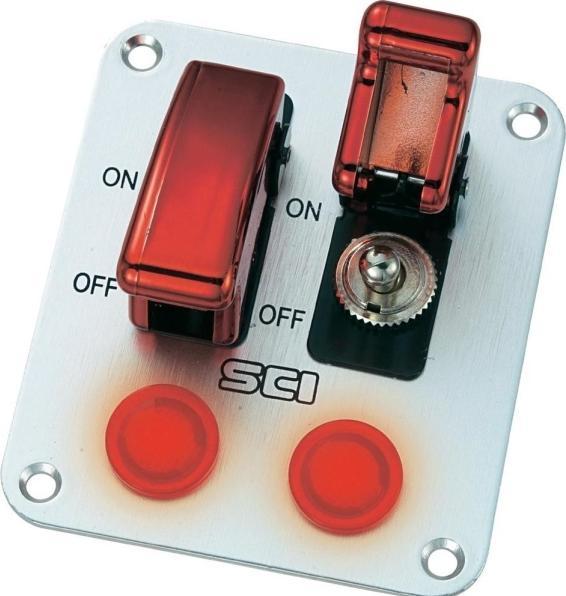 Actual product image Tru Components 1587937 Vehicle control panel TC-R18-P2A 12 V/DC 20 A 1 x off/on latch