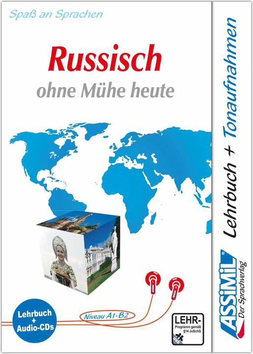 Actual product image Russisch ohne Mühe heute. Lehrbuch (Niveau A1 - B2) + 4 Audio-CDs (German, Vladimir Matchabelli, Vladimir Dronov, 2022)