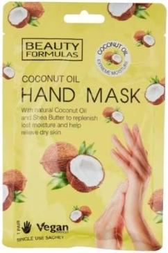 Beauty Formulas Schönheitsformeln Handmaske mit Kokosöl, 1 Paar