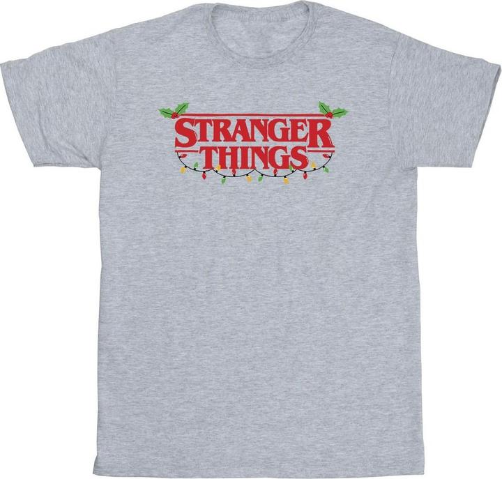 Actual product image Netflix Mens Stranger Things Christmas Lights T-Shirt (L)