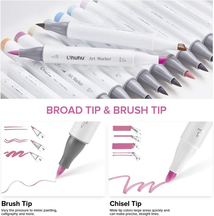 Actual product image Ohuhu Honolulu (Multicoloured, 48 x)