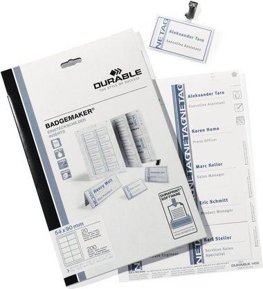 Image du produit Durable Étiquettes à insérer Badgemaker pour badges nominatifs