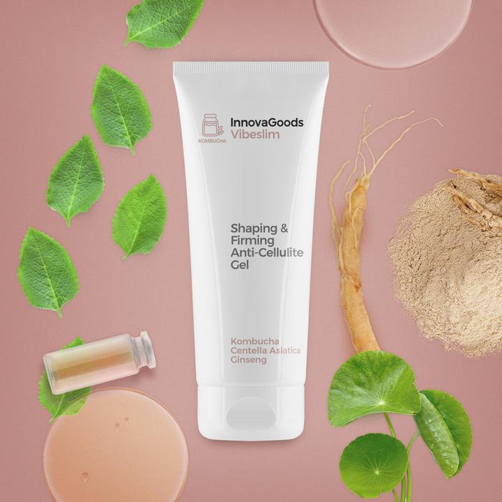 Produktbild InnovaGoods Straffendes und modellierendes Anti-cellulite-Gel Kombucha Vibeslim 200 ml (Körpergel, 200 ml)