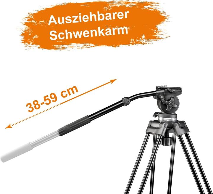 Produktbild Walimex pro Pro EI-717 Videostativ 133cm (Metall)