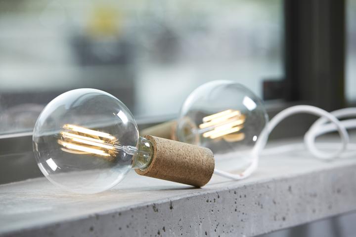 Actual product image NUD Collection LED Straight 125 (E27, 2 W, 115 lm, 1 x, A)