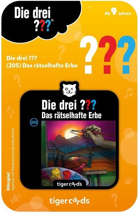 Produktbild Tigermedia tigercard - Die drei??? - Folge 205: Rätselhaftes Erbe (Deutsch)