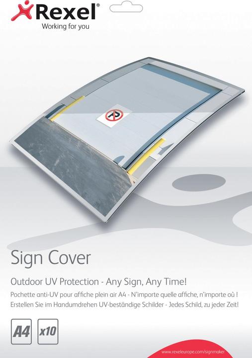Actual product image Rexel Sign foil Sign Cover (A4, 10 Piece, 125 µm)