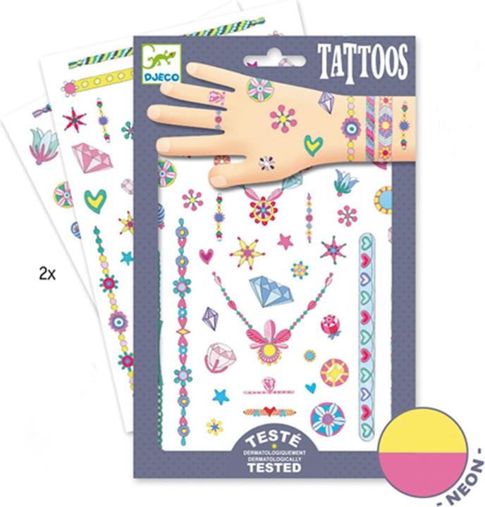 Actual product image Djeco Tattoos Jennis Jewellery