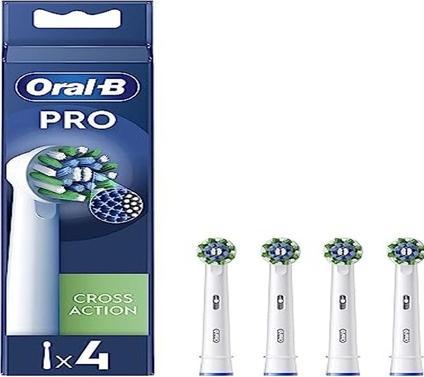 Oral-B Pro Cross Action Toothbrush Heads - Pack of 4 (4 x)