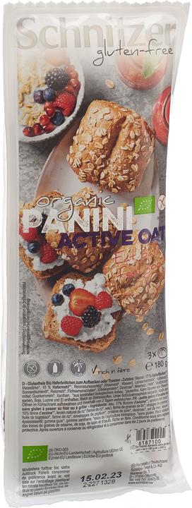 Produktbild Schnitzer Panini Active Oat glutenfrei (210 g)