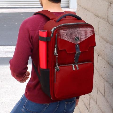 Image du produit Enhance Tabletop Collector's Edition Card Storage Backpack Red Dragon Scales