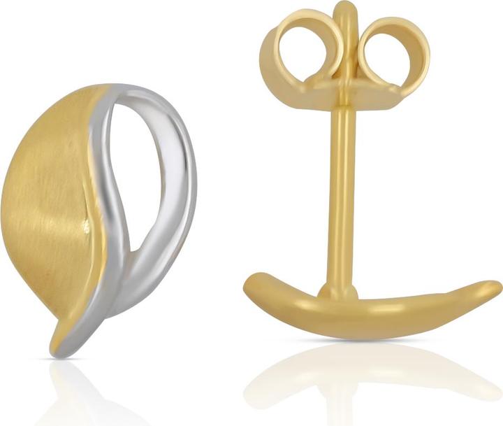 Image du produit Muau Boucles d'oreilles (750, Or jaune 18 carats, Or blanc)