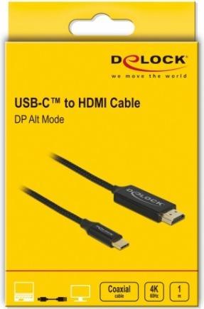 Immagine prodotto Delock HDMI (Typ A) — USB Typ C (1 m, HDMI, USB tipo C)