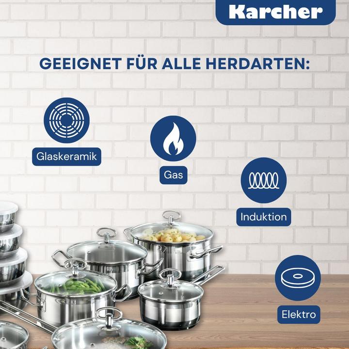 Produktbild Karcher Jasmin (16 cm, Dampfkochtopf, Edelstahl)