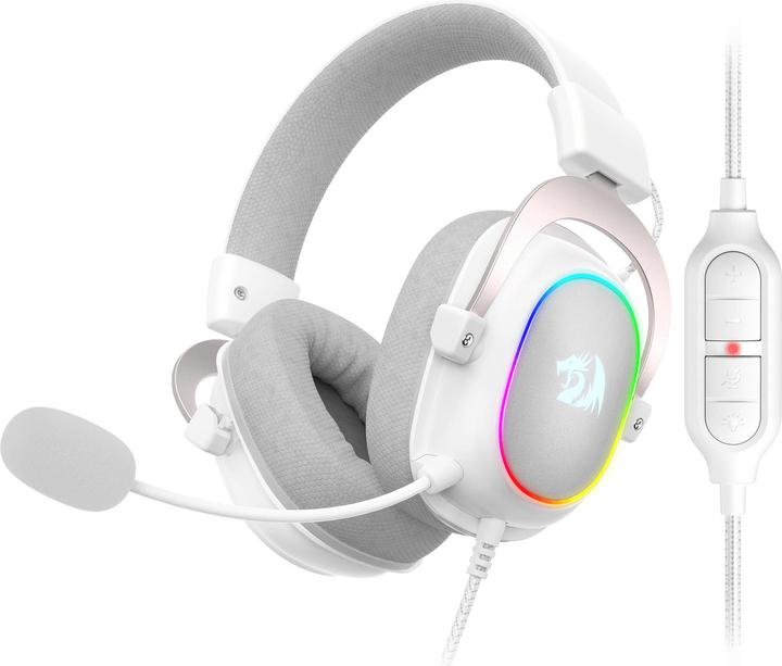 Produktbild Redragon Słuchawki H510 Zeus-X RGB Białe (H510W-RGB) (Kabelgebunden)