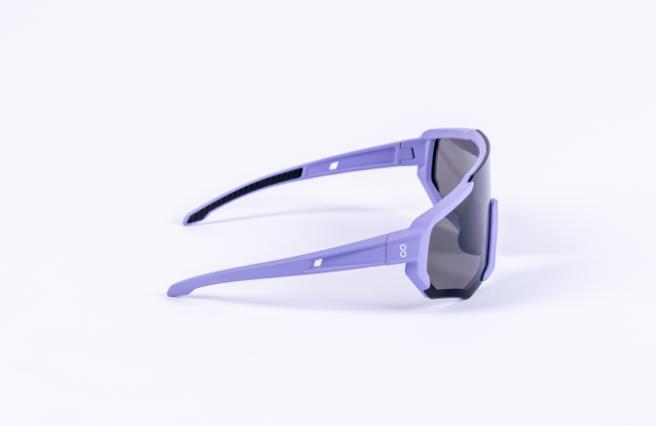 Actual product image Coast Optics Nita sports glasses Alpen purple with Black Sun and clear lens (Alps purple, Clear glass, Black Sun)