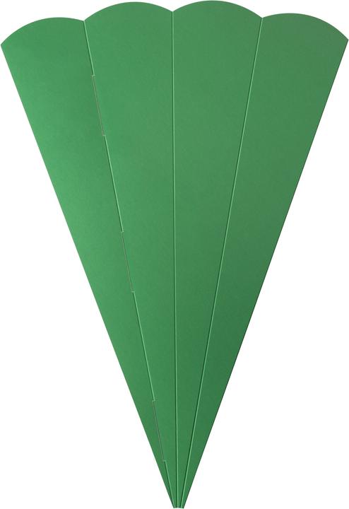 Actual product image Folia School cone 68cm blank 5pcs black (68 cm, 5 x)