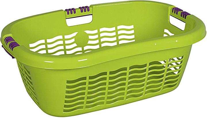 Produktbild Lockweiler Wäschekorb Ergo mit Softgriff 65x45x25cm limone