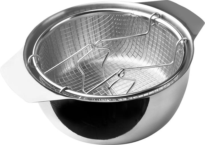 Produktbild Ibili Frittiertopf mit Deckel 20 cm Ideal für das fettarme Frittieren, geeignet auch für Induktionsherde