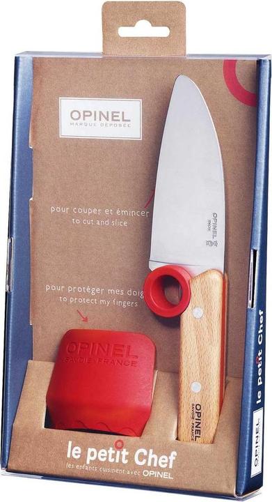 Actual product image Opinel Children's chef's knife set "Le Petit Chef" 2-piece (10.20 cm)
